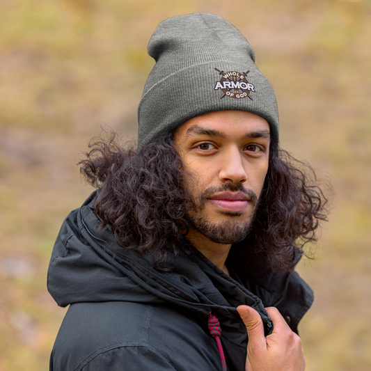 Whole Armor of God embroidered beanie