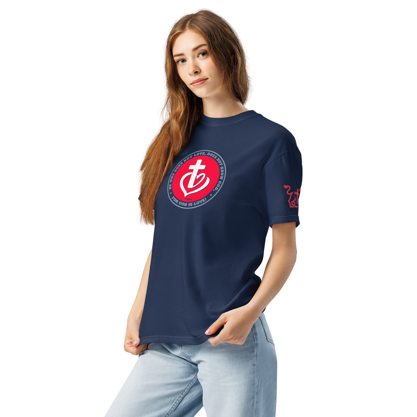 God is Love heavyweight t-shirt