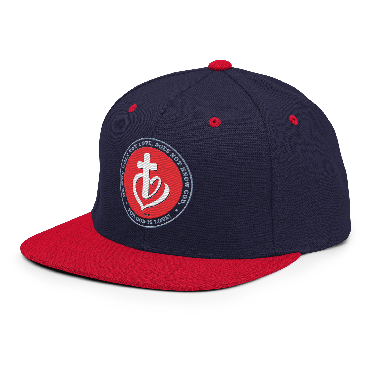 God is Love embroidered