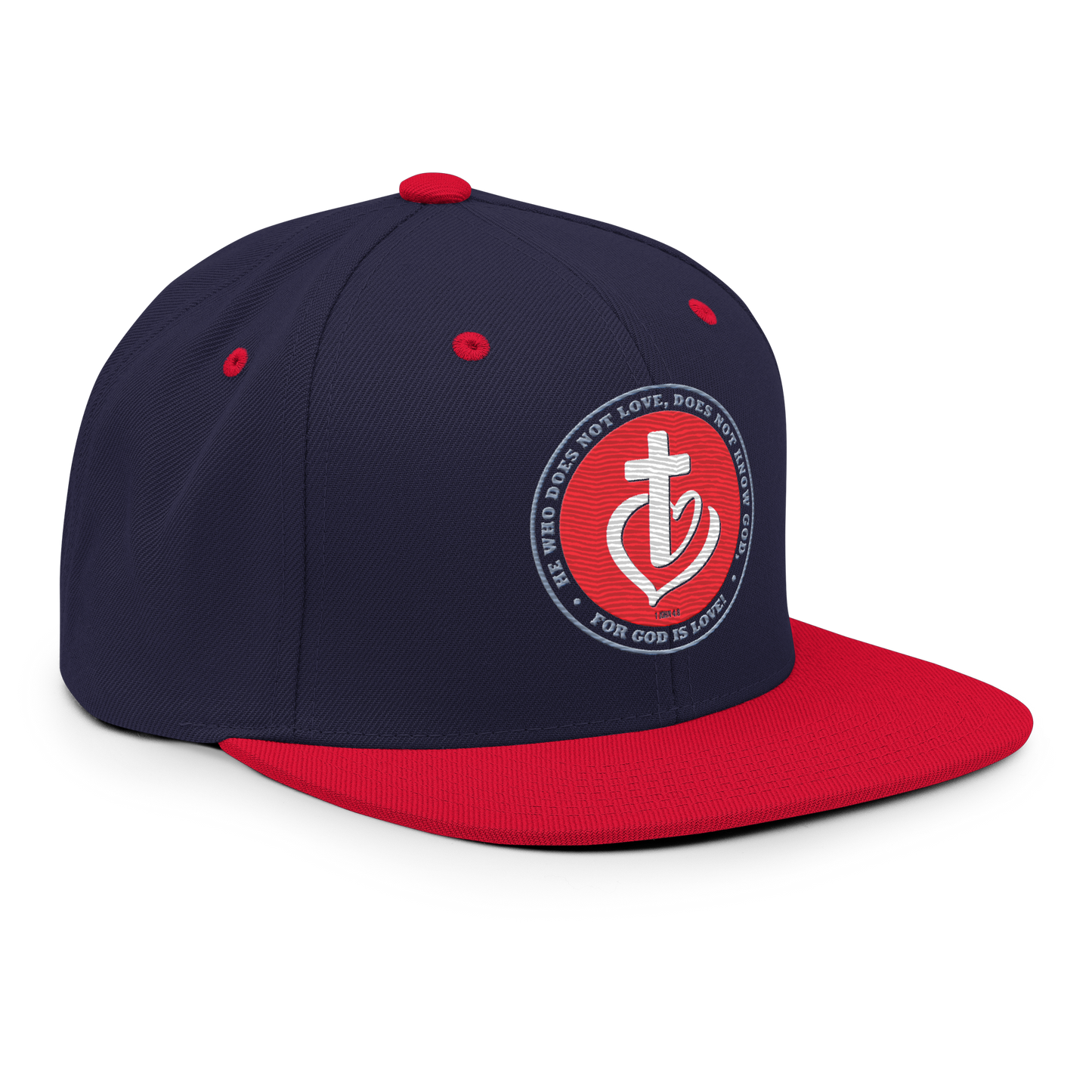 God is Love embroidered