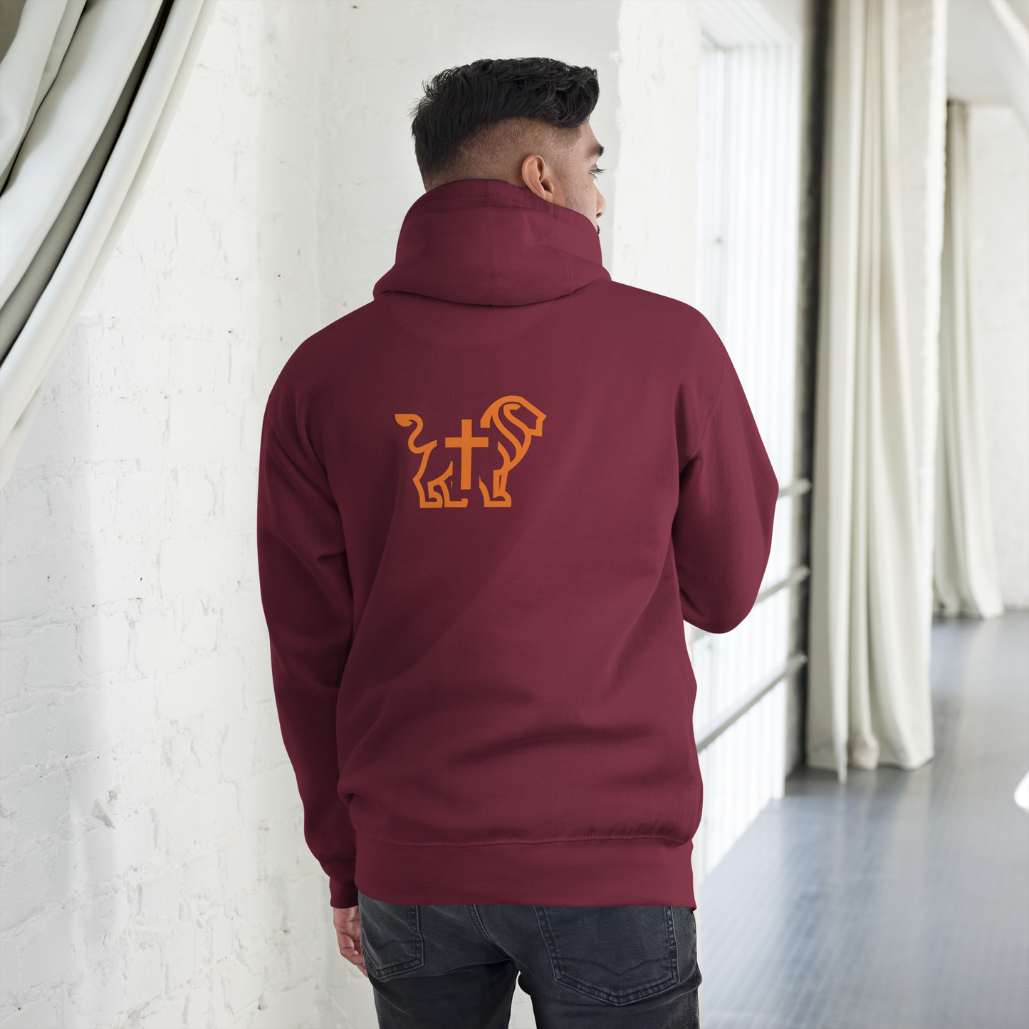 Led by the Holy Spirit maroon