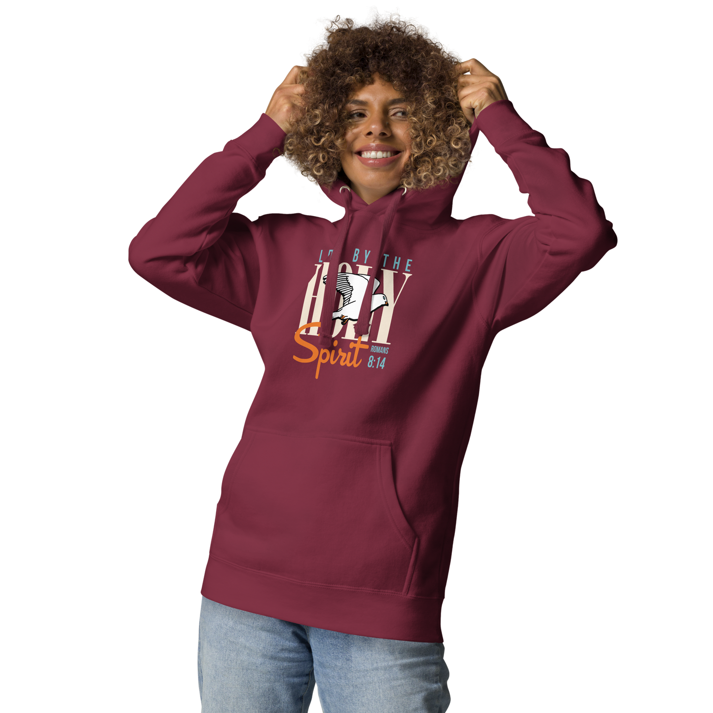 Led by the Holy Spirit maroon