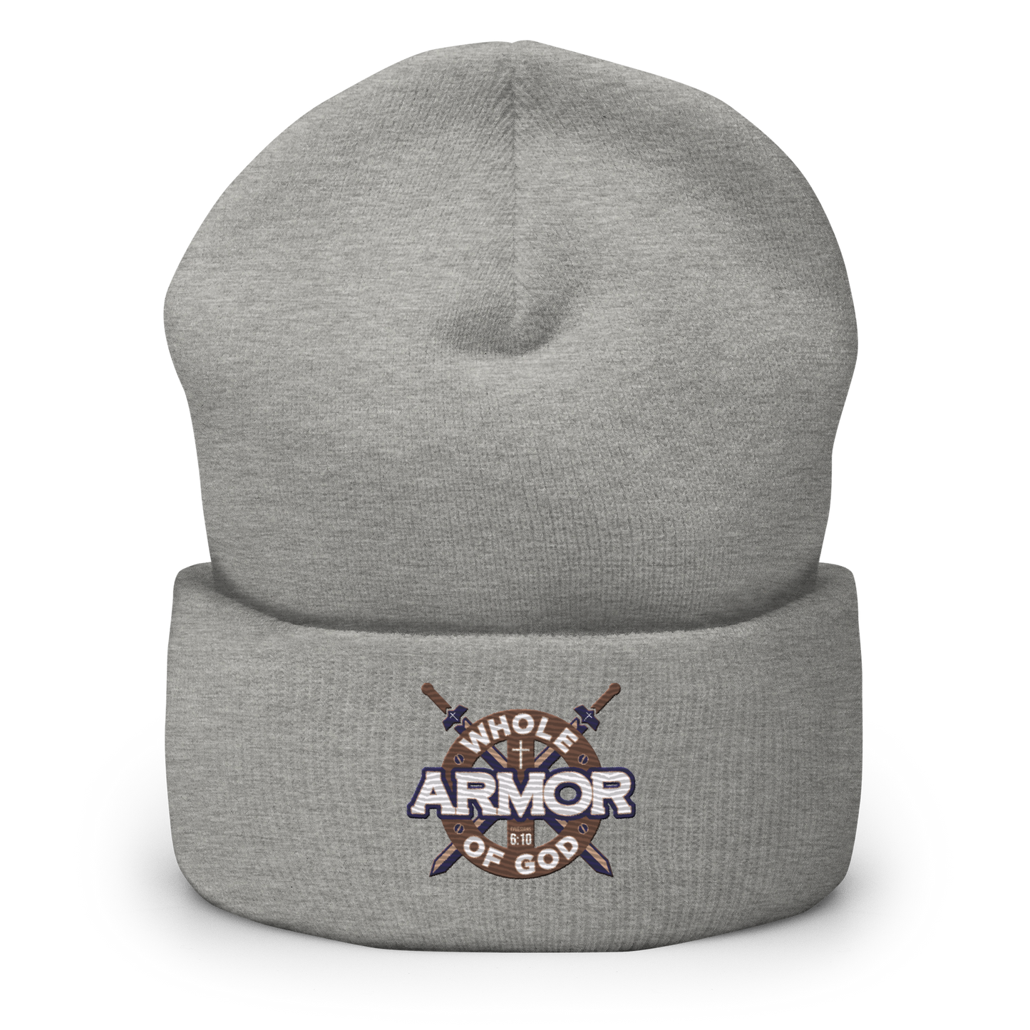 Whole Armor of God embroidered beanie