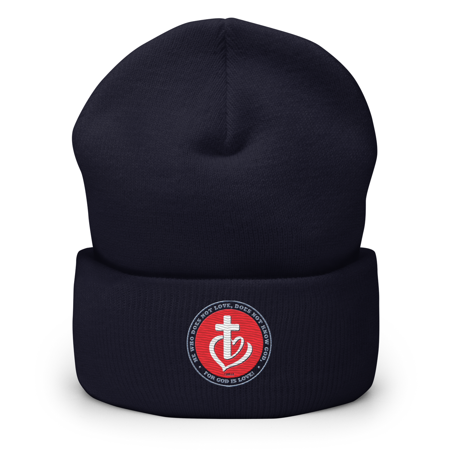 God is Love embroidered beanie