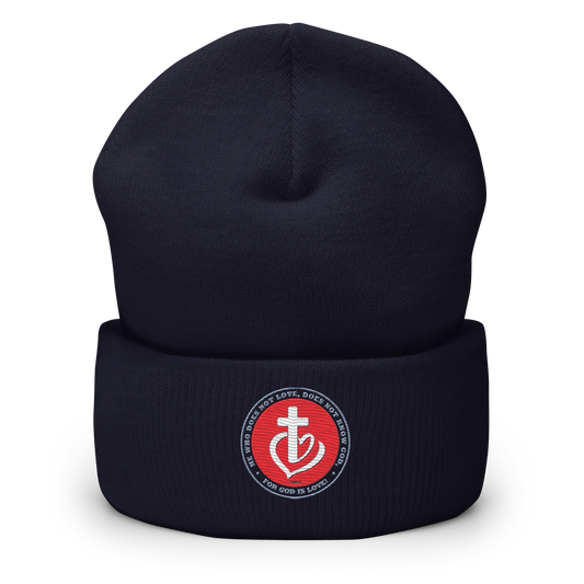 God is Love embroidered beanie