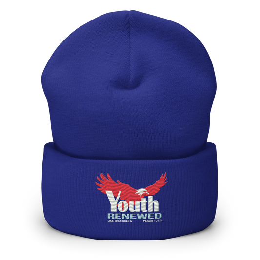 Youth Renewed embroidered beanie
