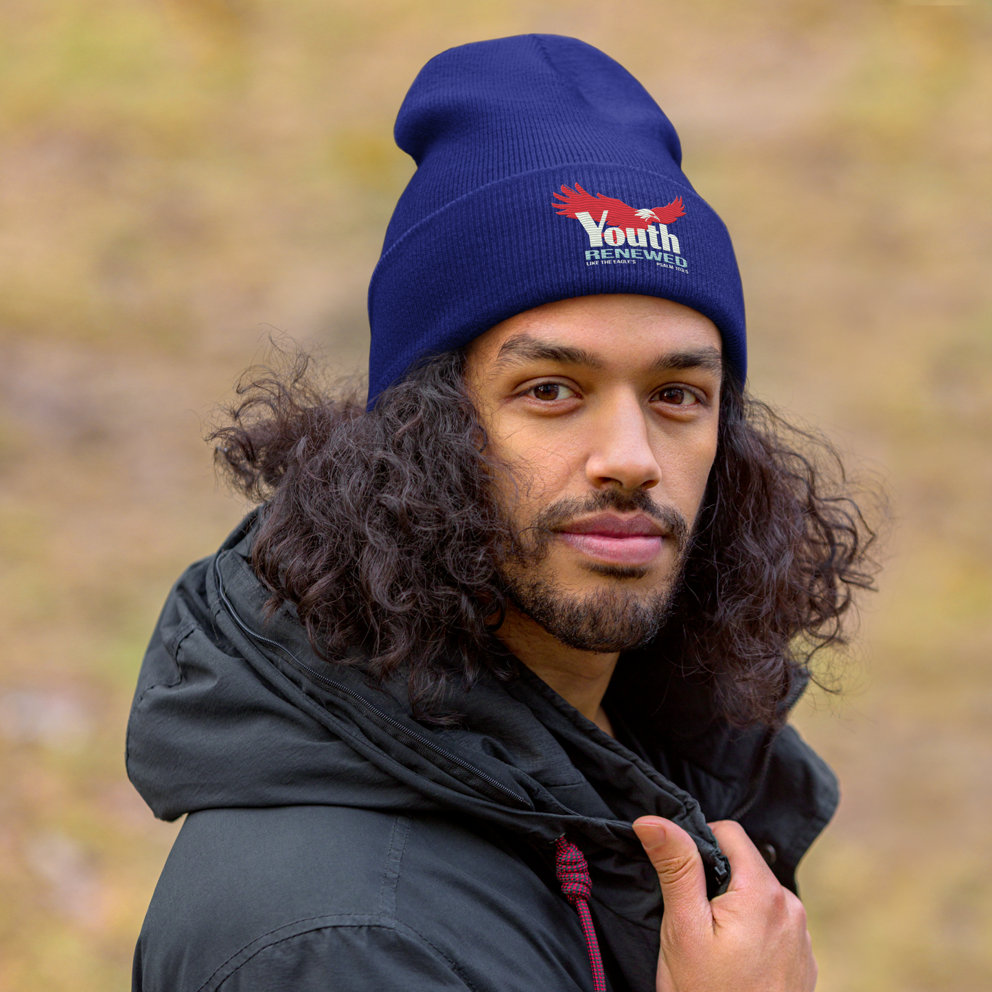 Youth Renewed embroidered beanie