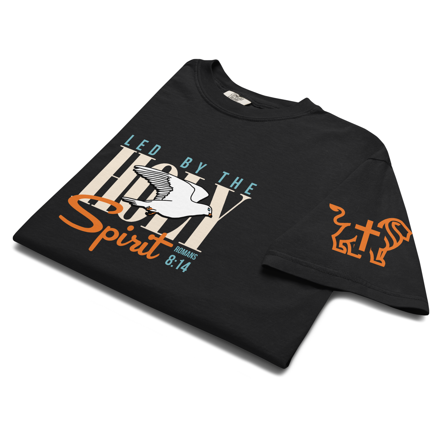 Led by the Holy Spirit heavyweight t-shirt