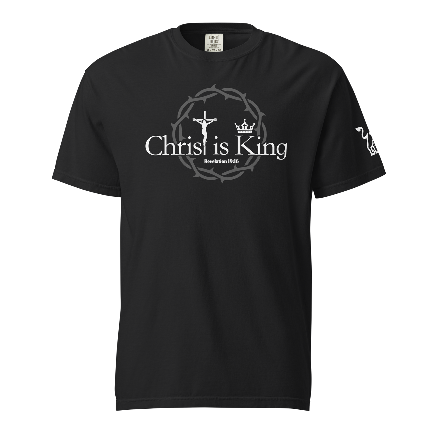 Christ is King heavyweight t-shirt