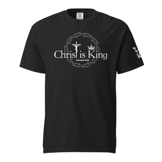 Christ is King heavyweight t-shirt