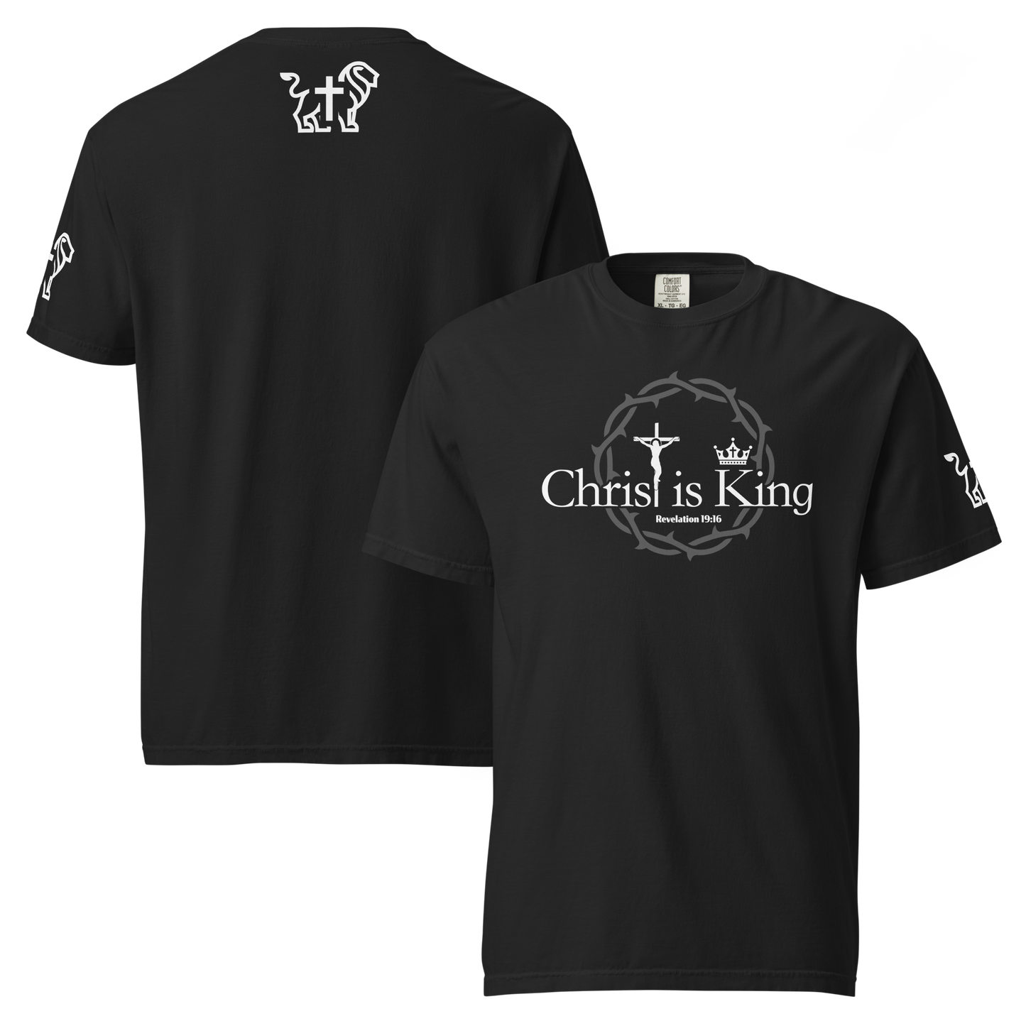 Christ is King heavyweight t-shirt