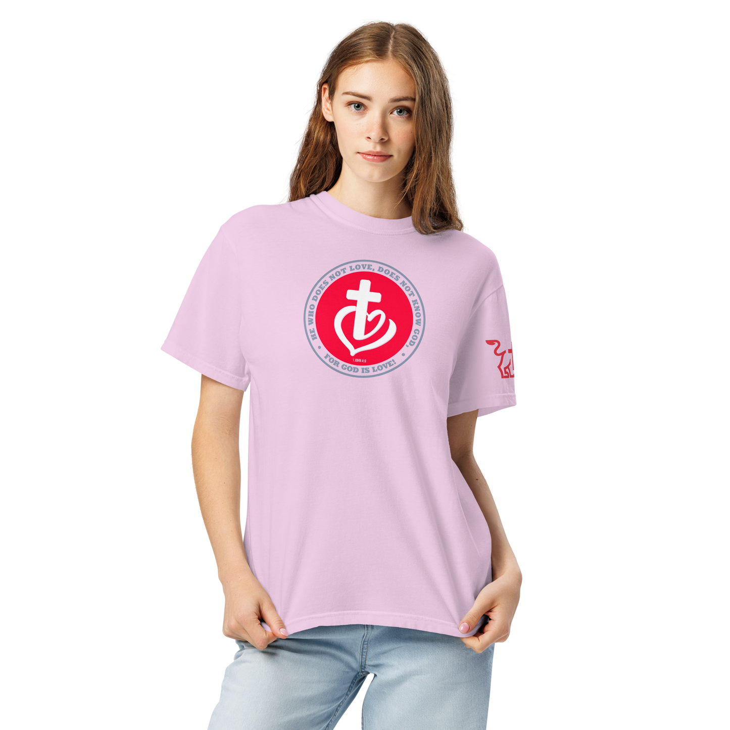 God is Love heavyweight t-shirt