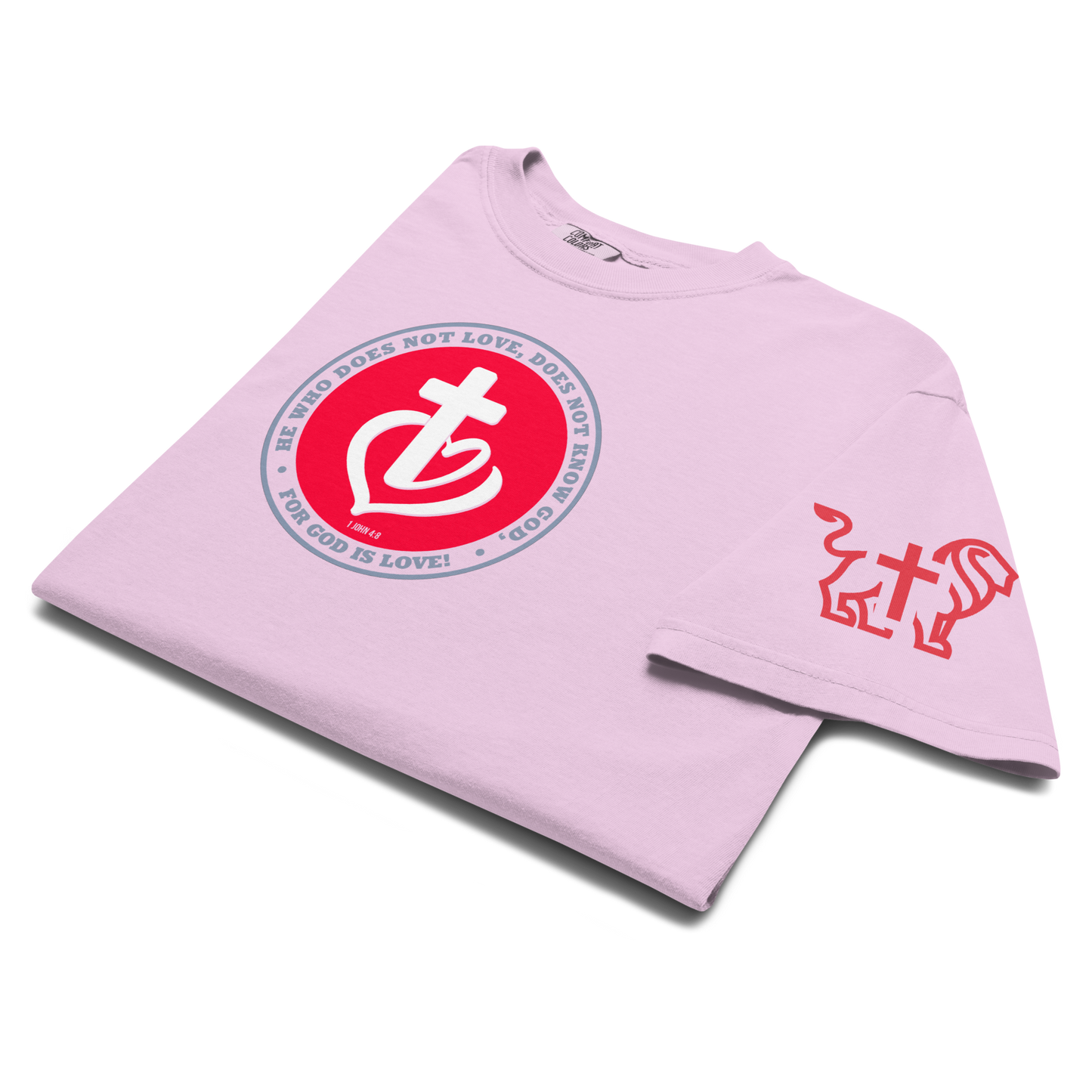 God is Love heavyweight t-shirt