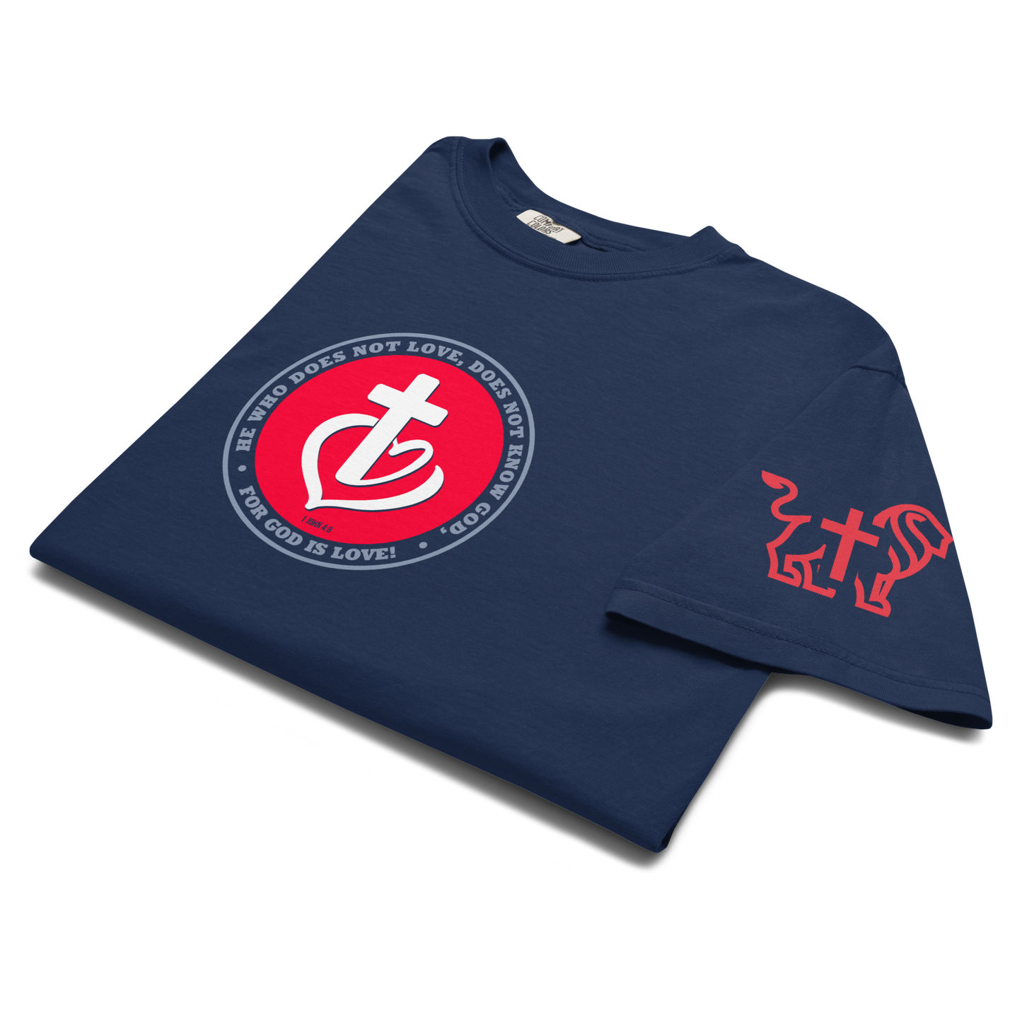 God is Love heavyweight t-shirt