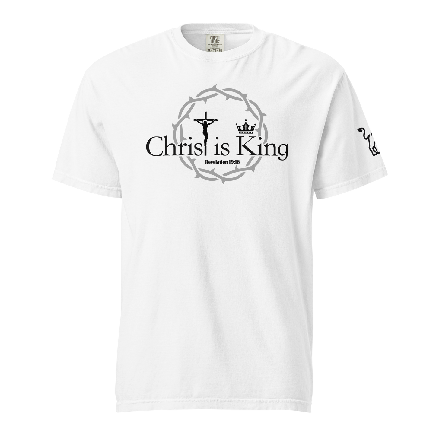 Christ is King heavyweight t-shirt