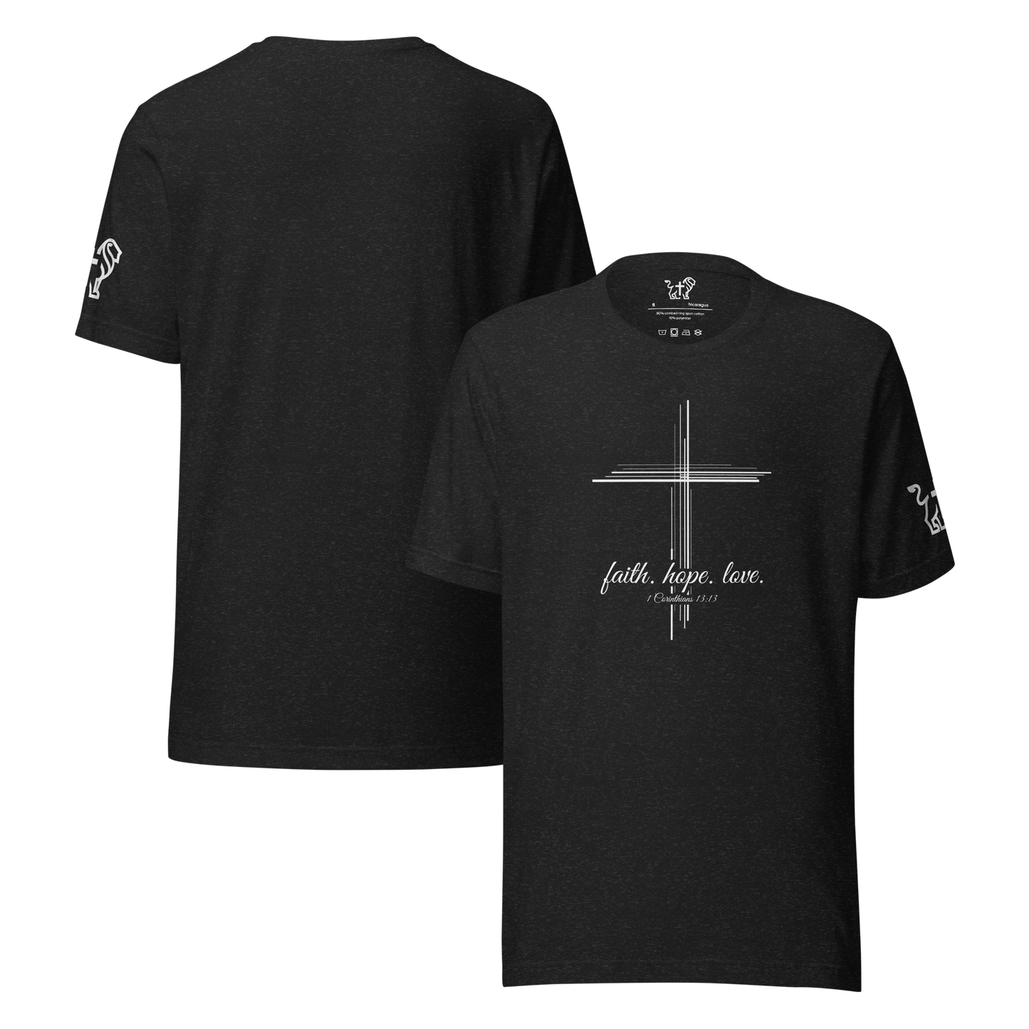 Faith Hope Love black