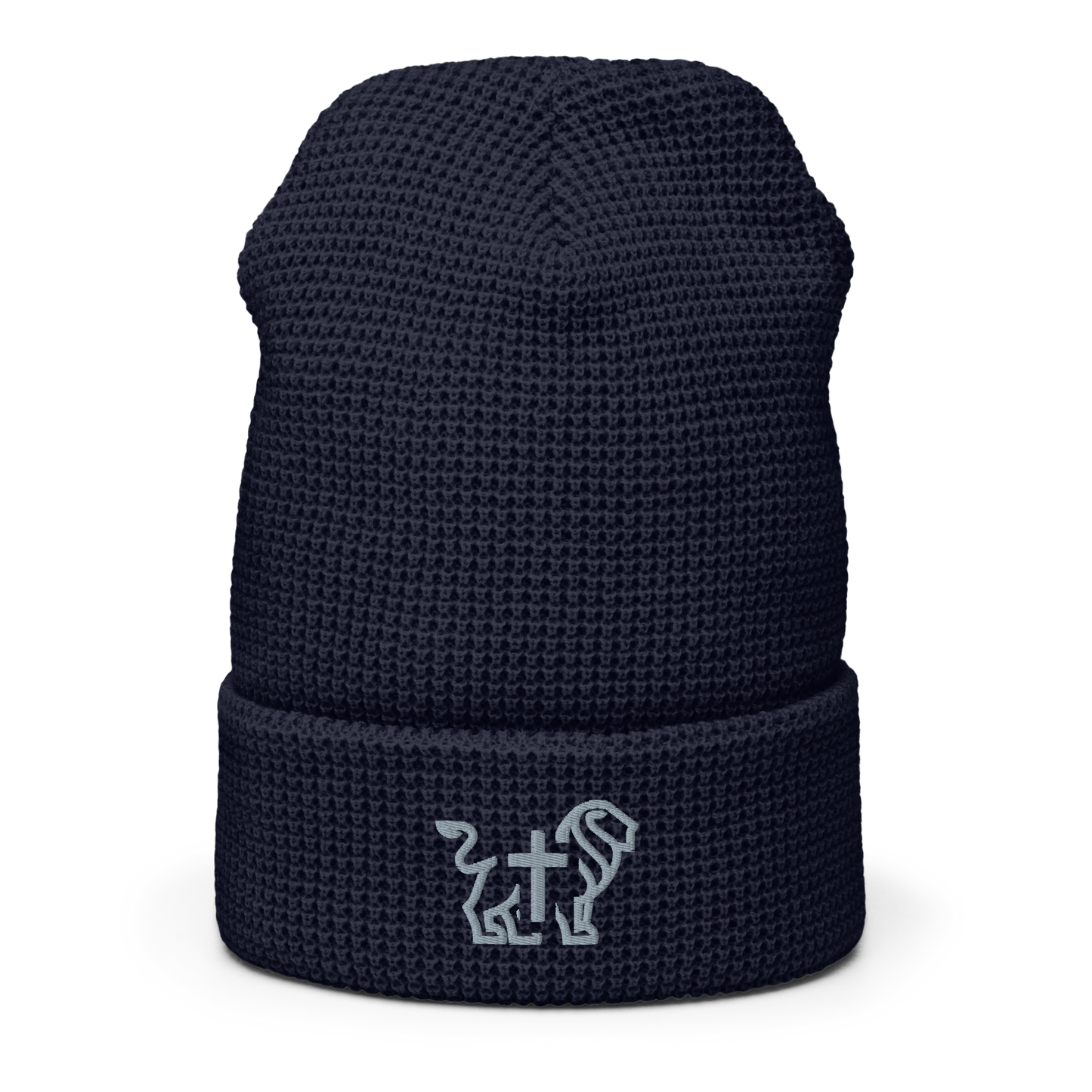 JIC embroidered navy beanie