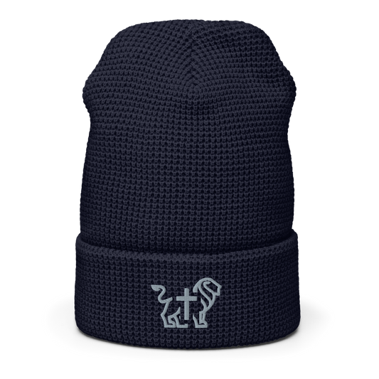 JIC embroidered navy beanie