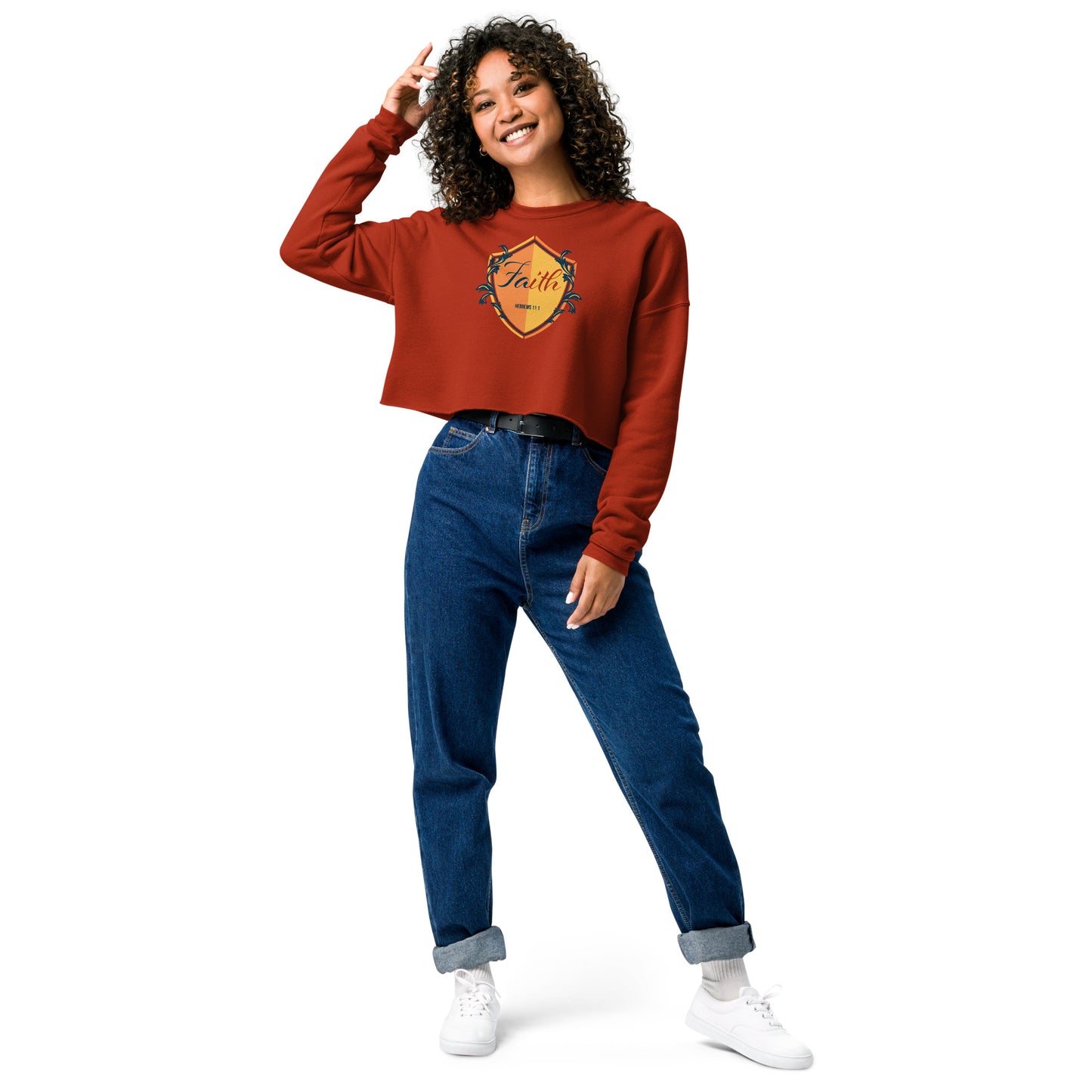 Faith - Women's Crop Sweatshirt