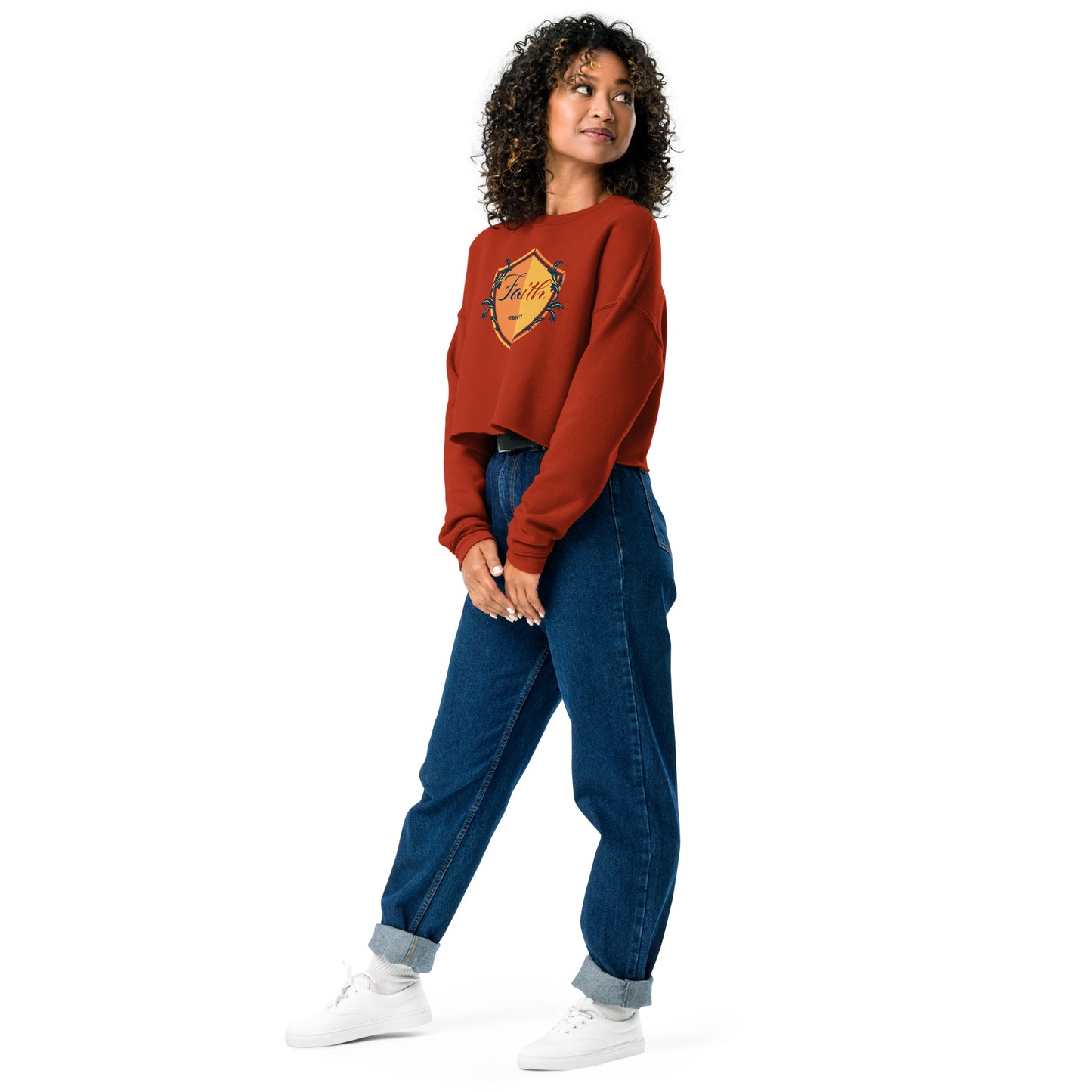 Faith - Women's Crop Sweatshirt